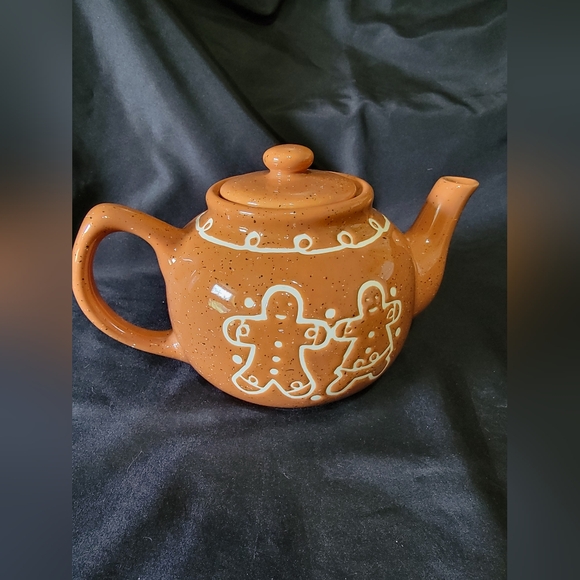 Vintage The Cook’s Bazaar Gourmet Collection Gingerbread Men Teapot Rare - Picture 3 of 8
